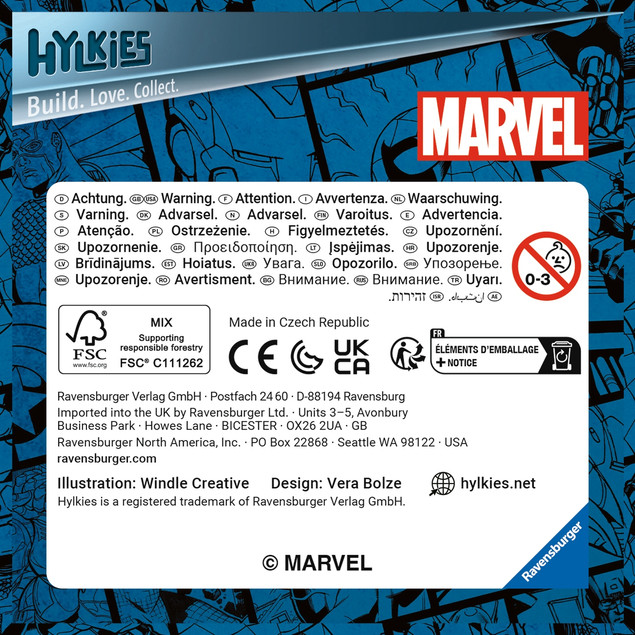 Puzzle Ravensburger 120011613 Hylkies: Marvel: Star Lord