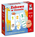 Układanka liczbowa 1‑10 (40 puzzli) – Kapitan Nauka