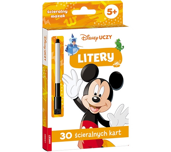 Disney Uczy. Litery. Karty Praca zbiorowa