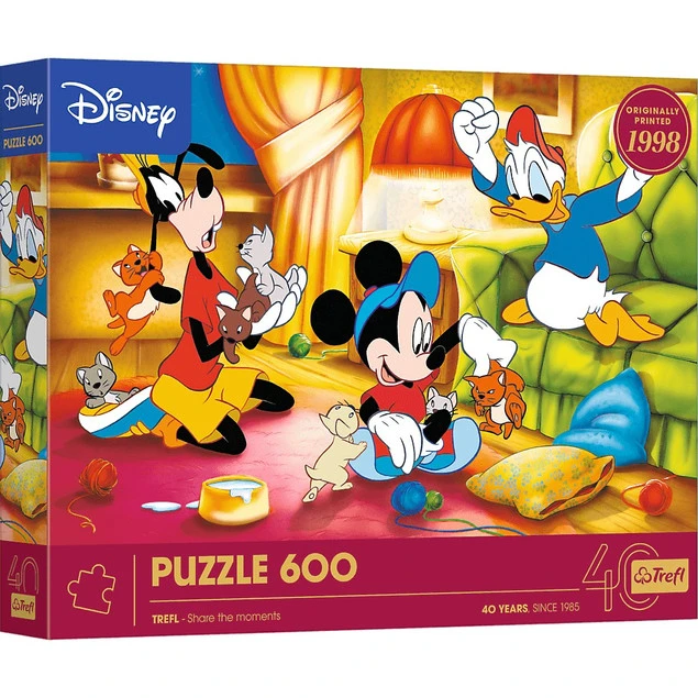 Puzzle 600 Trefl Myszka Miki i Przyjaciele 40-lecie