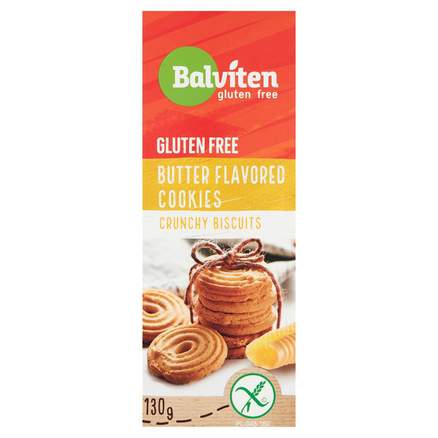 Ciastka maślane kruche bez glutenowe Balviten 130g