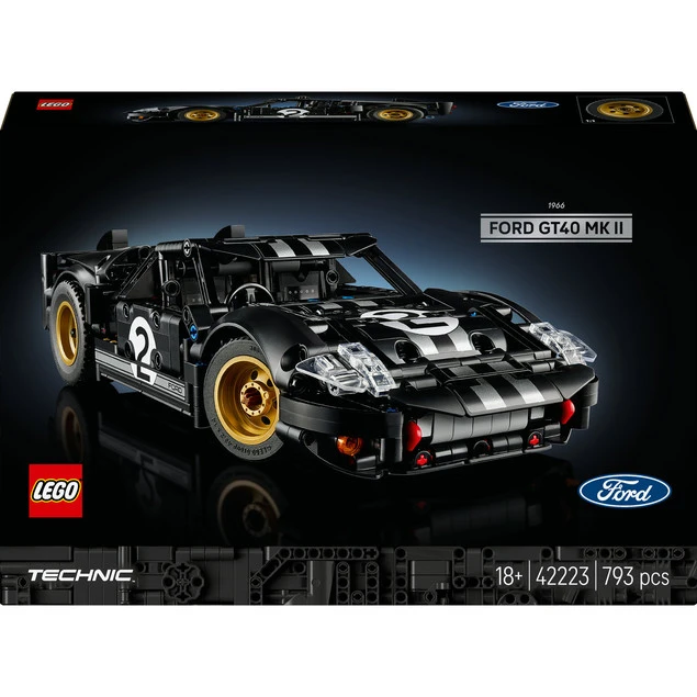 LEGO Technic 42223 Ford GT40 MKII 1966 - otwierane drzwi