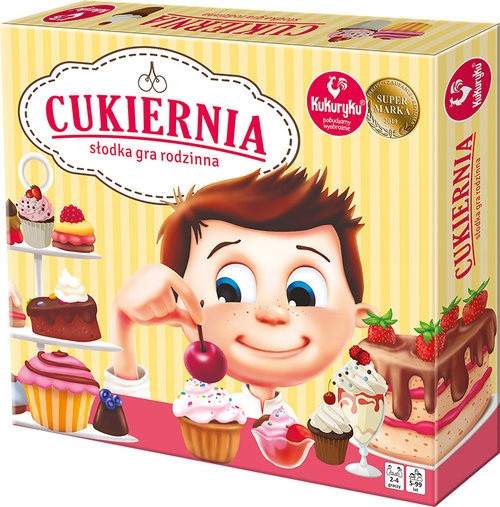 Gra Planszowa Cukiernia Kukuryku dla Dzieci Rodzinna Wiek 5+