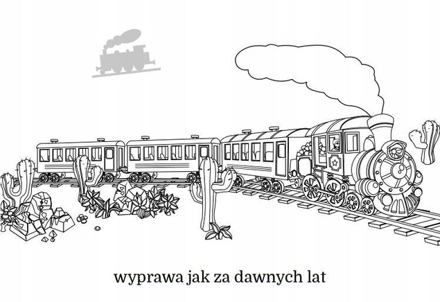 Pociągi. Maluszkowe malowanie