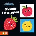 Książeczka Kontrastowa Owoce i Warzywa dla Niemowląt 3M+