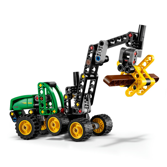 LEGO Technic 42218 Harwester Kołowy John Deere 1470H - Maszyna Leśna