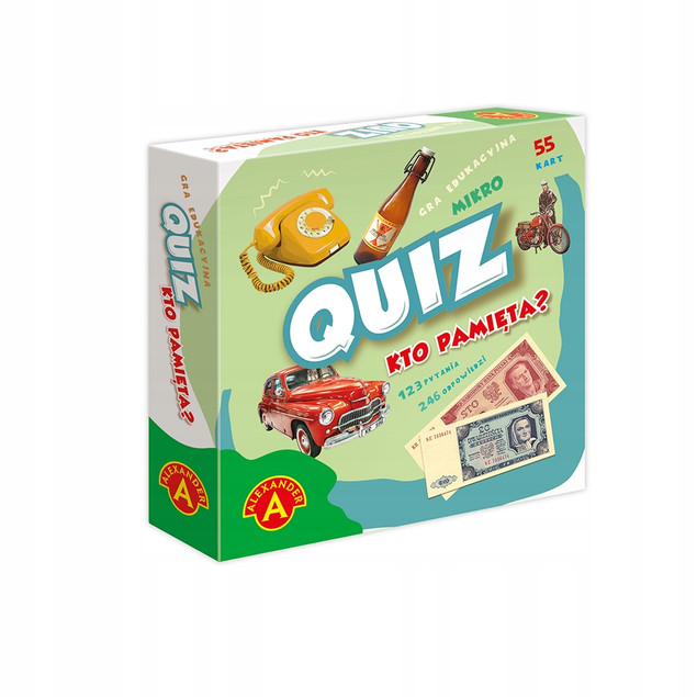 Gra planszowa Mikro Quiz Kto pamięta? Alexander