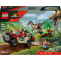 LEGO Jurassic World 76972 Ucieczka Raptora Terenówką - Zestaw Przygodowy