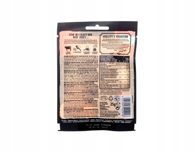 Suszona wołowina Jack Link's Beef Jerky Sweet&Hot 25 g