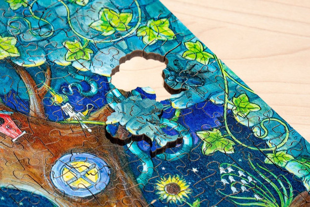 Puzzle Ravensburger Drewniane Magiczny Las 500 elementów