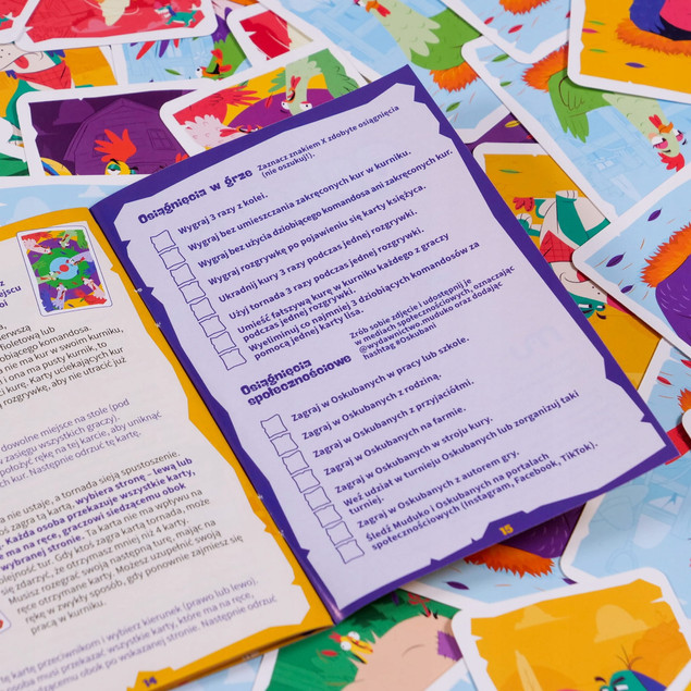 OSKUBANI Humorystyczna Gra Karciana Rywalizacja Taktyka 8+ Muduko