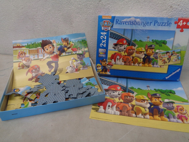 Puzzle Ravensburger 2x24 Psi Patrol Bohaterskie Szczeniaki 090648