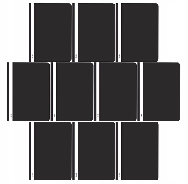 Skoroszyt Plastikowy PP A4 Bantex Miękki CZARNY x10