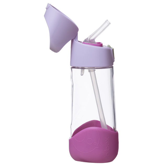 B.box Bidon dla Dziecka ze Słomką Tritan 450 ml - Sugar Plum