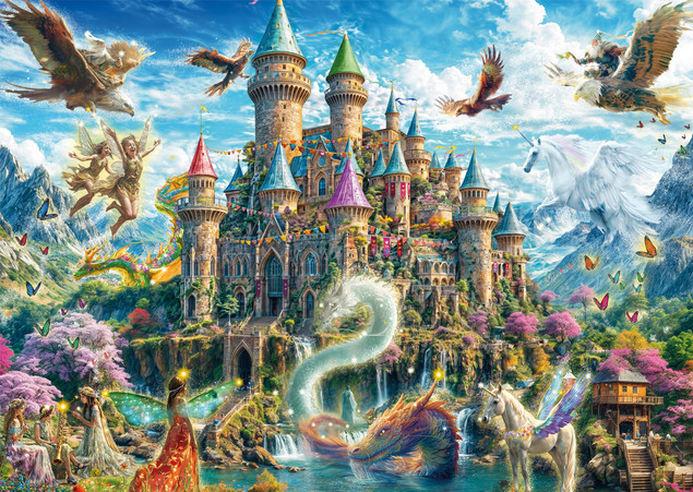 Puzzle Schmidt Spiele 1000 el. Premium Quality Kraina Wyobraźni