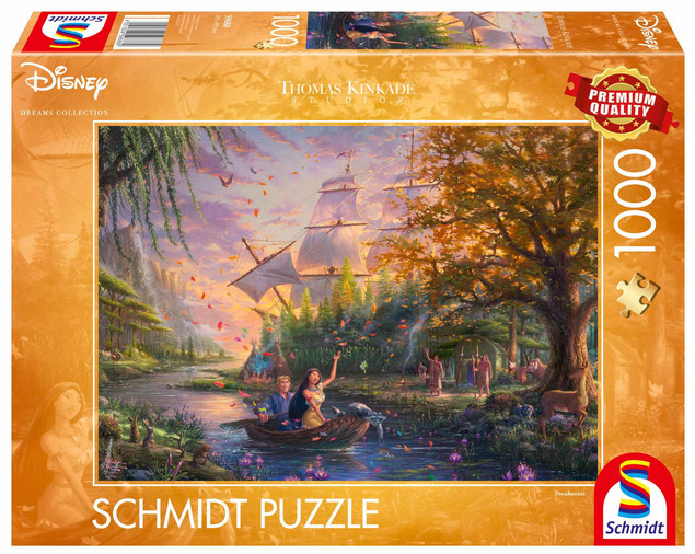 Puzzle 1000 Pocahontas Disney G3 Schmidt Premium Thomas Kinkade