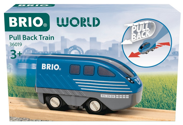 Pociąg naciągowy Brio wielokolorowy 5,90 cm