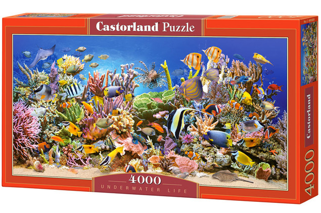 Puzzle 4000 Układanka Ocean ORGANIZMY MORSKIE Ryby Woda Kolor 9+ Castorland
