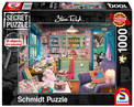 Puzzle Schmidt Spiele Secret Grandma's Room 1000 el. | Znajdź 15 Różnic