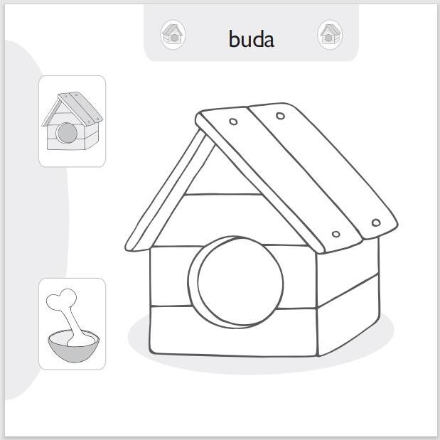Malowanie-doklejanie. Domki