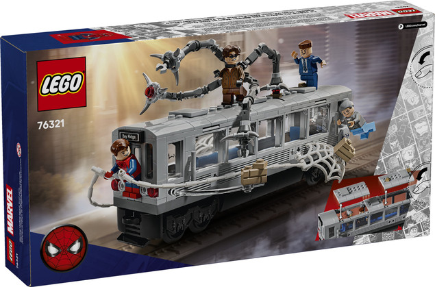 LEGO Marvel Super Heroes 76321 Spider-Man kontra Doc Ock: Scena w Metrze
