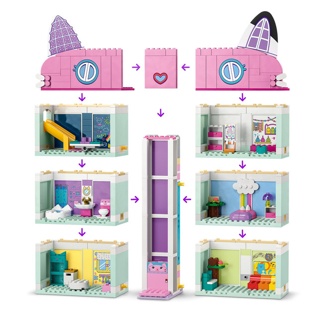 Lego GABBY'S DOLLHOUSE 10788 Koci domek Gabi