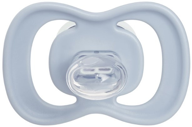 B.Box Smoczek Symetryczny Silikonowy 0-6m Glow 2 szt. Błękit/Szałwia