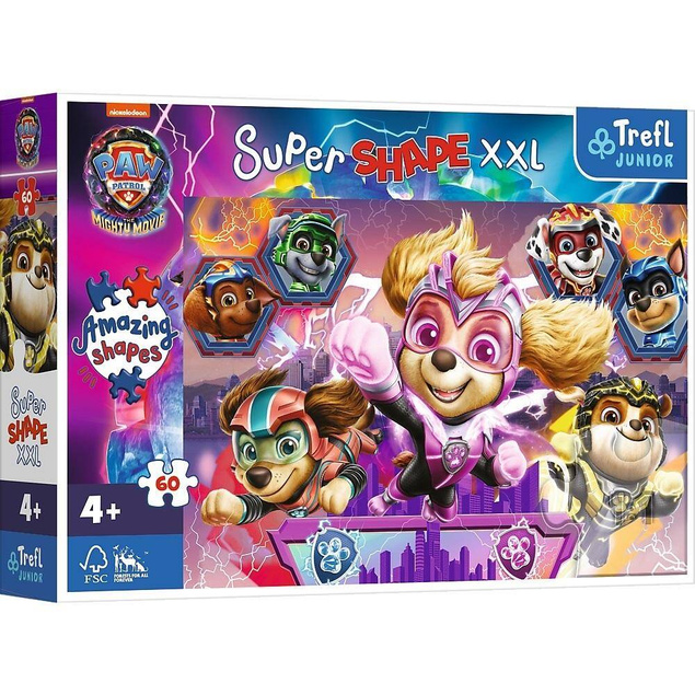 Puzzle Super XXL 60 Układanka Pieski PSI PATROL Pies Piesek 6+ Trefl