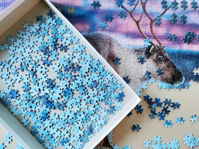 Puzzle Tactic Renifer 1000 elementów - Fińska Jakość