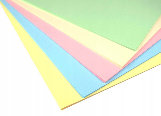 Papier Biurowy Xero A4 20 Kartek Po 5 Kolorów Pastelowych Interdruk