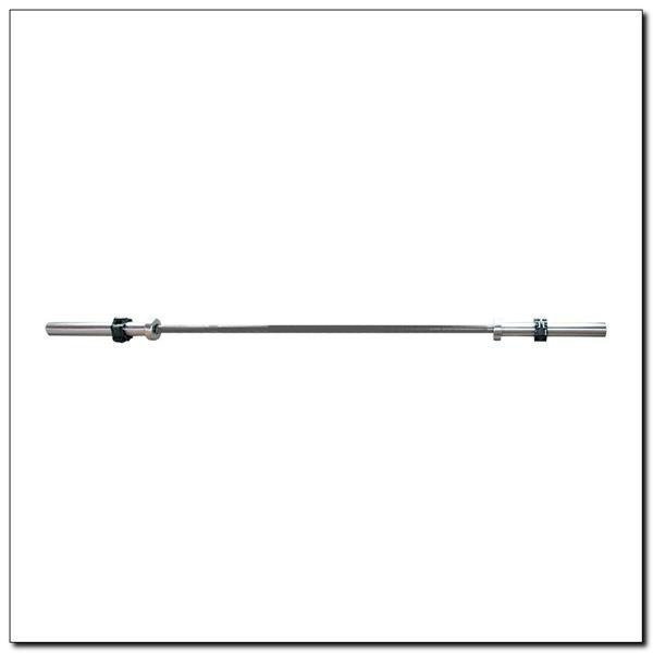 GO450 GRYF OLIMPIJSKI 220 CM HMS Z ZACISKAMI LOCK JAW RED