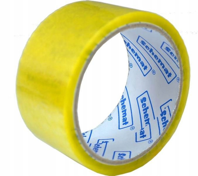 Taśma pakowa bezbarwna 48mm/50m, zestaw 6 sztuk