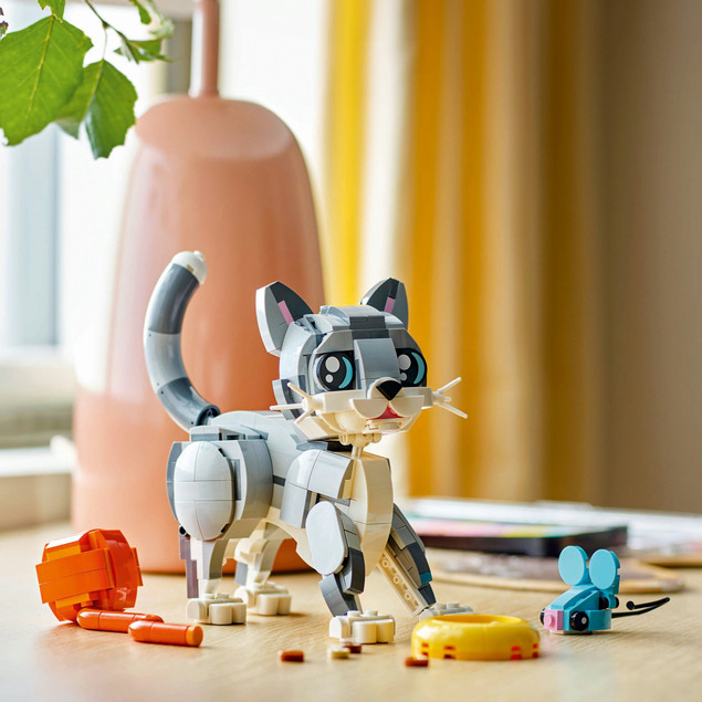 LEGO Creator 3 w 1 31163 Figlarny Kotek - Kot, Pies, Gołąb