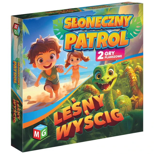 Gra planszowa 2w1 Słoneczny patrol Leśny wyścig Alexander