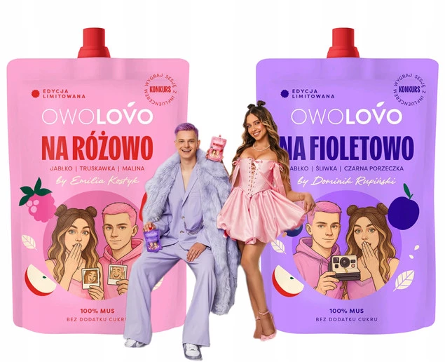 OWOLOVO Mus KOSTYK i RUPIŃSKI Edycja Limitowana AKCJA INFLUENCERZY 200g x2