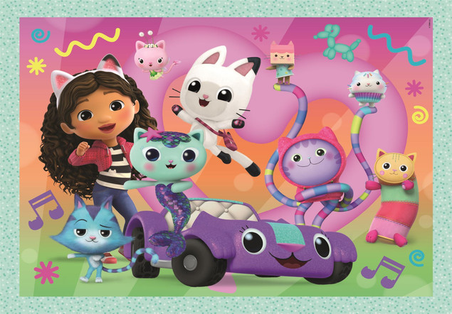 Puzzle 4w1 Gabbys CLEMENTONI