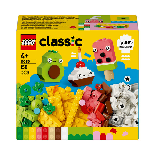 LEGO Classic 11039 Kreatywne Smakołyki – Zestaw Konstrukcyjny Jedzenie dla Dzieci (4+)