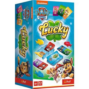 PSI PATROL Gra Rodzinna LUCKY Gra Karciana Paw Patrol 5+ Trefl 02593