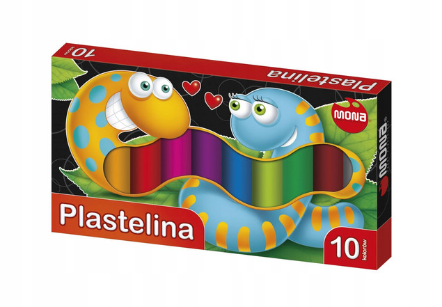 MONA- PLASTELINA 10KOL. 0036