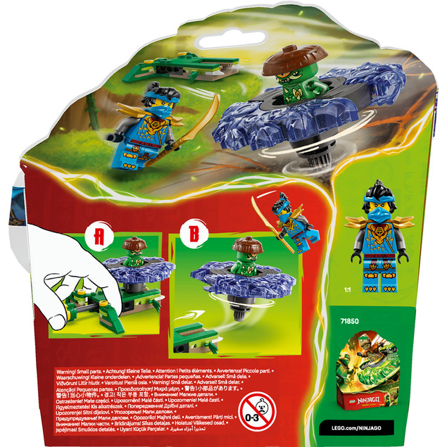 LEGO NINJAGO Nya vs Mutanci Spinner 71849 - Akcja Dragons Rising