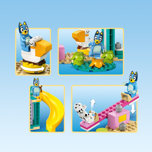 LEGO Bluey 11201 Bluey, Łatko i Zabawa na Placu Zabaw (4+)