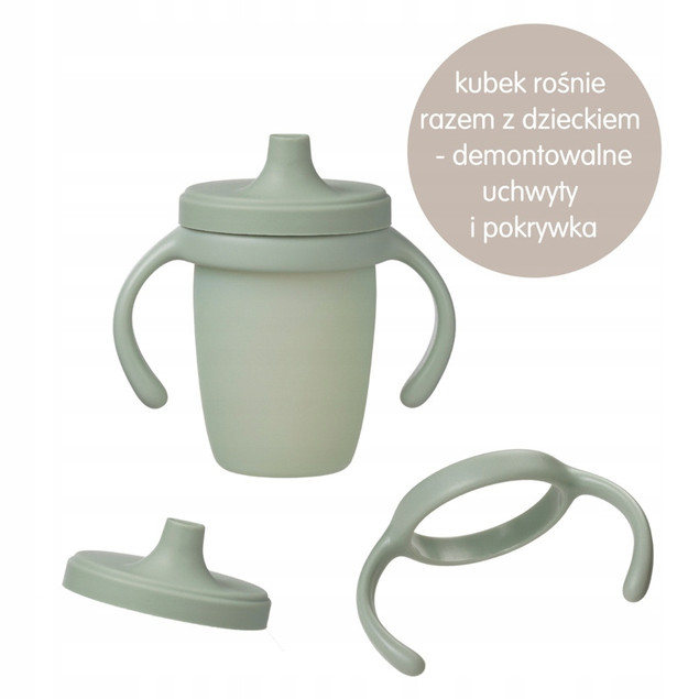 Kubek do nauki picia b.box 6m+ z ustnikiem 240 ml silikonowy latte