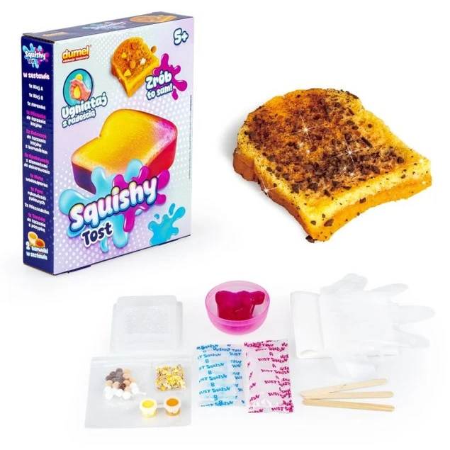 Dumel Squishy Tost zestaw masy plastycznej 5+