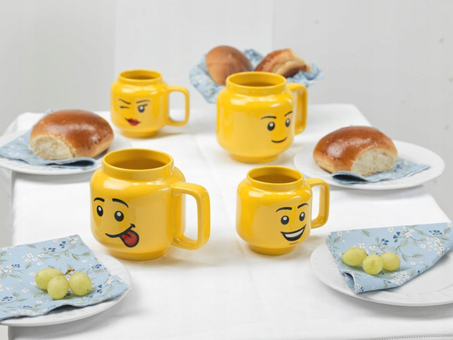LEGO Ceramiczny Kubek BAŁWAN Mały 9 CM 0,255 L Zimowy Świąteczny