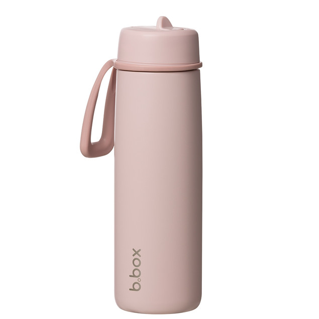 Butelka Termiczna b.box Blush Crush 690 ml Stal Nierdzewna ze Słomką