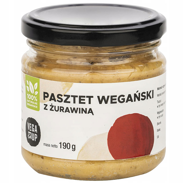 Pasztet z żurawiną 190g Vega Up