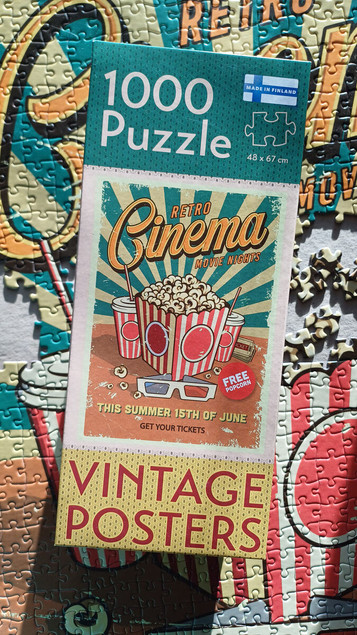 Puzzle 1000 Tactic Vintage Retro Cinema | Plakaty Filmowe