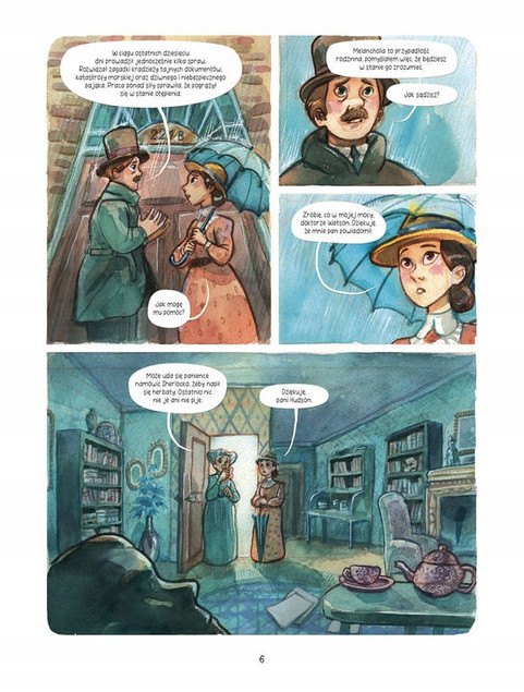 Śledztwa Enoli Holmes . Czarny powóz. Tom 7 Lucie Arnoux, Serena Blasco