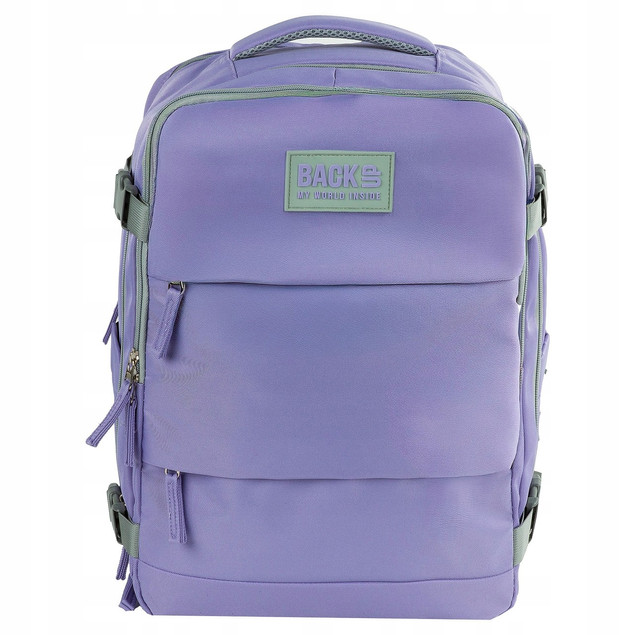 Plecak kabinowy 40×30×20 cm – 24 L, fioletowy, BackUp