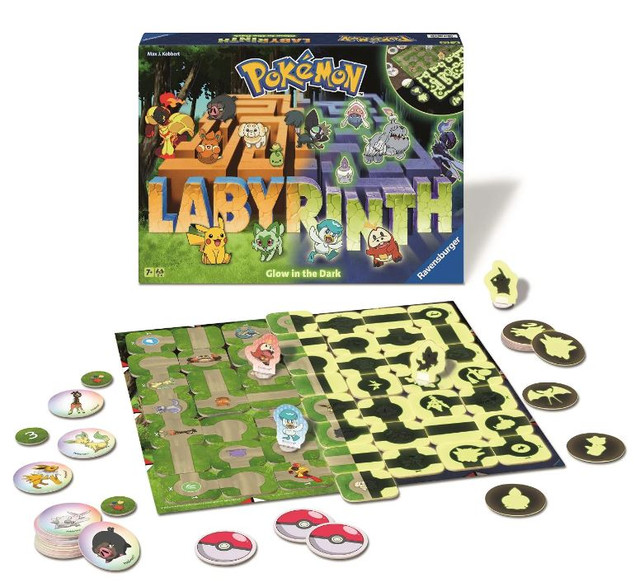 Ravensburger 228393 Labirynth Pokemon Nocna edycja